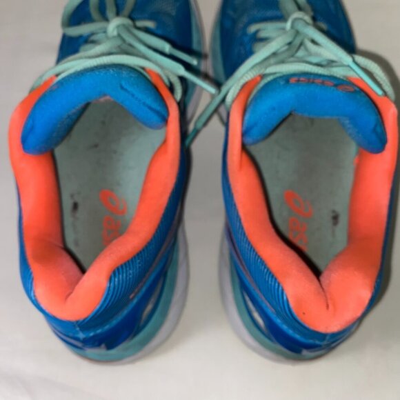 Asics Gel Nimbus 19 Women’s Blue Coral Running Shoes Sneakers Size US 7 - Picture 7 of 8